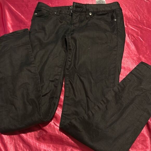 Guess premium size 24 long black pants - Picture 1 of 2